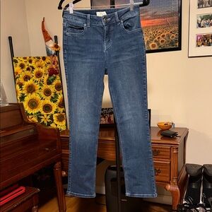 Maurices Women's Straight Leg Jeans - Blue